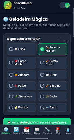 SalvaDieta Smart em Ação